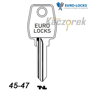 Mieszkaniowy 142 - klucz surowy - Euro-Locks serii 45-47